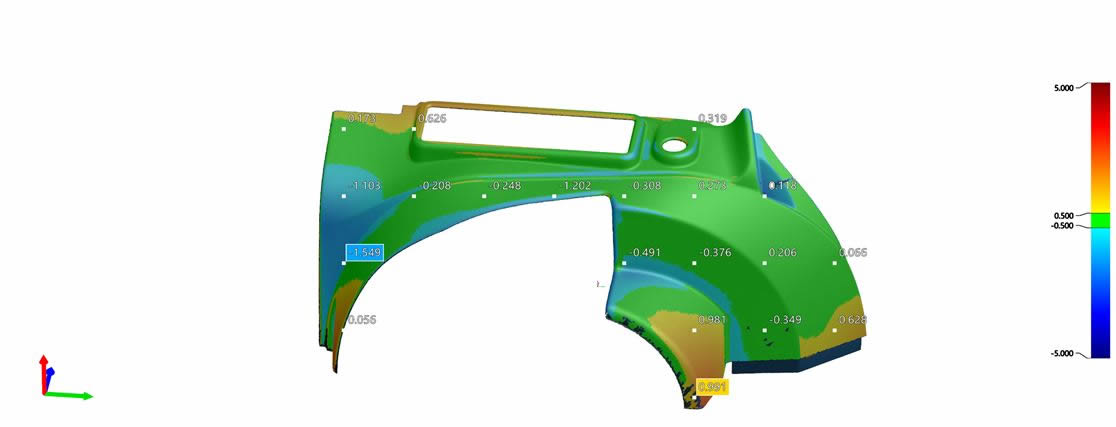 3D Scanner Datenmodell - Plastika Balumag